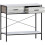 Vida Designs (Grey) Brooklyn Industrial 2 Drawer Console Table Shelf 10
