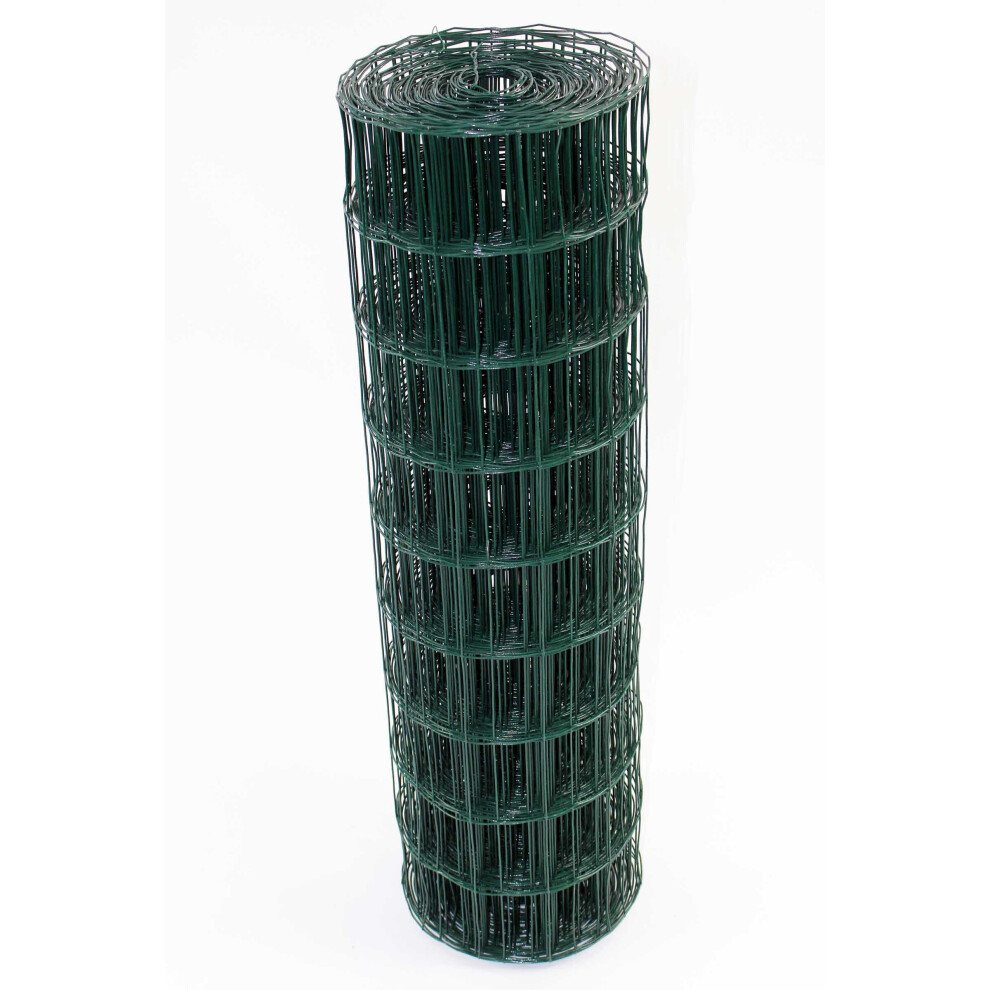PVC Coated Wire Mesh Fencing 90cm x 25m Mesh Fencing Garden Actiaspet