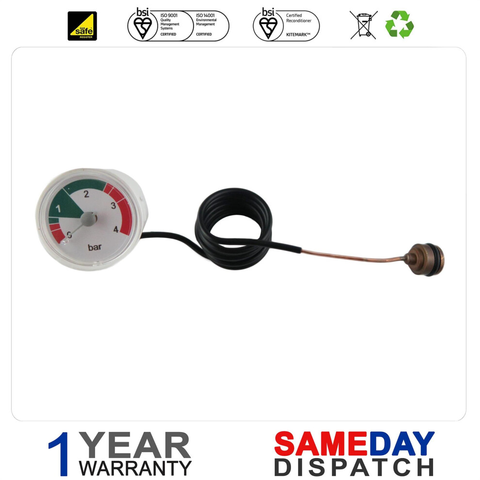 Baxi Potterton Boiler Pressure Gauge 720061901 720776601