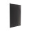 NES Home 800mm Square Bath Screen Black Profile Tinted Black Glass Reversible | Kai 6