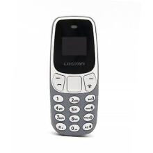 (Grey) Mini Mobile Phone Keypad Wireless Portable Bluetooth Non Smart Mobile Phone