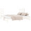 VidaXL (White) vidaXL Pull-out Day Bed Bedroom Sofa Bed Guest Bed Sofa Couch Solid Wood Pine 6