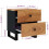 VidaXL (2 Acacia) vidaXL Bedside Cabinet Bed Table Telephone Stand Nightstand Solid Wood Mango 4