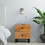 VidaXL (2 Acacia) vidaXL Bedside Cabinet Bed Table Telephone Stand Nightstand Solid Wood Mango 11