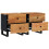 VidaXL (2 Acacia) vidaXL Bedside Cabinet Bed Table Telephone Stand Nightstand Solid Wood Mango 8