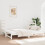 VidaXL (White) vidaXL Pull-out Day Bed Bedroom Sofa Bed Guest Bed Sofa Couch Solid Wood Pine 5