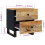 VidaXL (2 Mango) vidaXL Bedside Cabinet Bed Table Telephone Stand Nightstand Solid Wood Mango 4