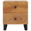 VidaXL (2 Acacia) vidaXL Bedside Cabinet Bed Table Telephone Stand Nightstand Solid Wood Mango 3
