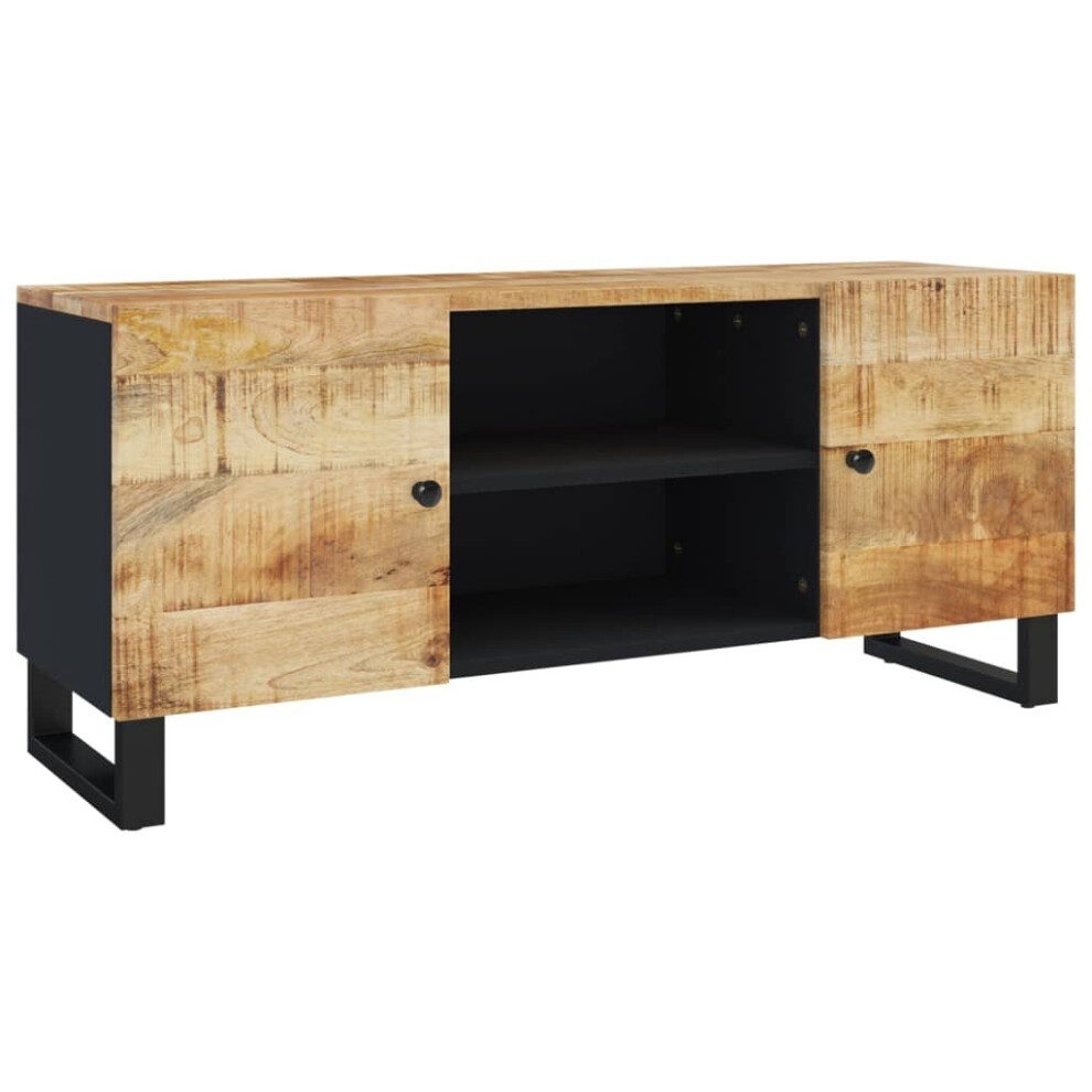 Photos - Mount/Stand VidaXL   TV Cabinet TV Stand Storage Sideboard TV Unit Entertainment Centre Black 345220 (Mango)