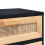 VidaXL (Black, 2) vidaXL 1/2x Solid Wood Pine Bedside Cabinet Natural Rattan Table Multi Colours 8