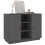 VidaXL (Grey) vidaXL Solid Wood Pine Sideboard Wooden Home Organiser Cupboard Multi Colours 7