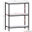 Vida Designs (Grey) Brooklyn 3-Tier Industrial Bookcase Shelves 6