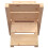 VidaXL (Brown) vidaXL Solid Wood Pine Log Holder Rack Lumber Storage Carrier Multi Colours 6