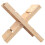 VidaXL (Brown) vidaXL Solid Wood Pine Log Holder Rack Lumber Storage Carrier Multi Colours 2