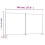 VidaXL (Anthracite, 348 x 180 cm) vidaXL Room Divider Wall Partition Screen Panel Room Separator Privacy Screen 4