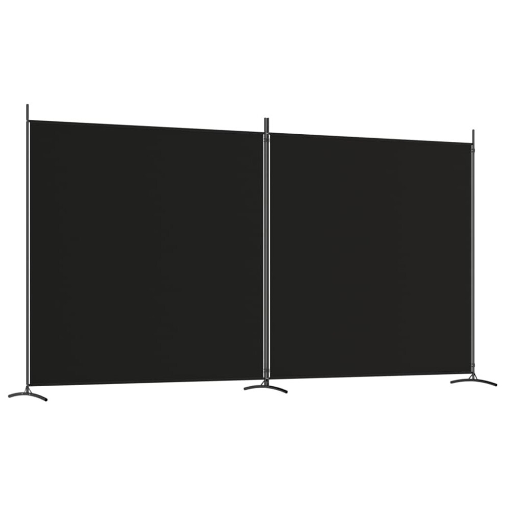 (Black, 348 x 180 cm) vidaXL Room Divider Wall Partition Screen Panel Room Separator Privacy Screen-image-OPC-PB8XJZ6-NEW