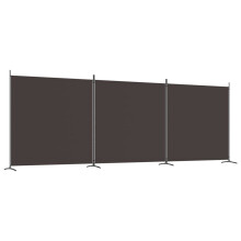(Brown, 525 x 180 cm) vidaXL Room Divider Wall Partition Screen Panel Room Separator Privacy Screen