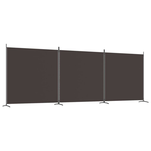 VidaXL (Brown, 525 x 180 cm) vidaXL Room Divider Wall Partition Screen Panel Room Separator Privacy Screen