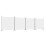 VidaXL (White, 698 x 180 cm) vidaXL Room Divider Wall Partition Screen Panel Room Separator Privacy Screen 2