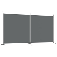 (Anthracite, 348 x 180 cm) vidaXL Room Divider Wall Partition Screen Panel Room Separator Privacy Screen
