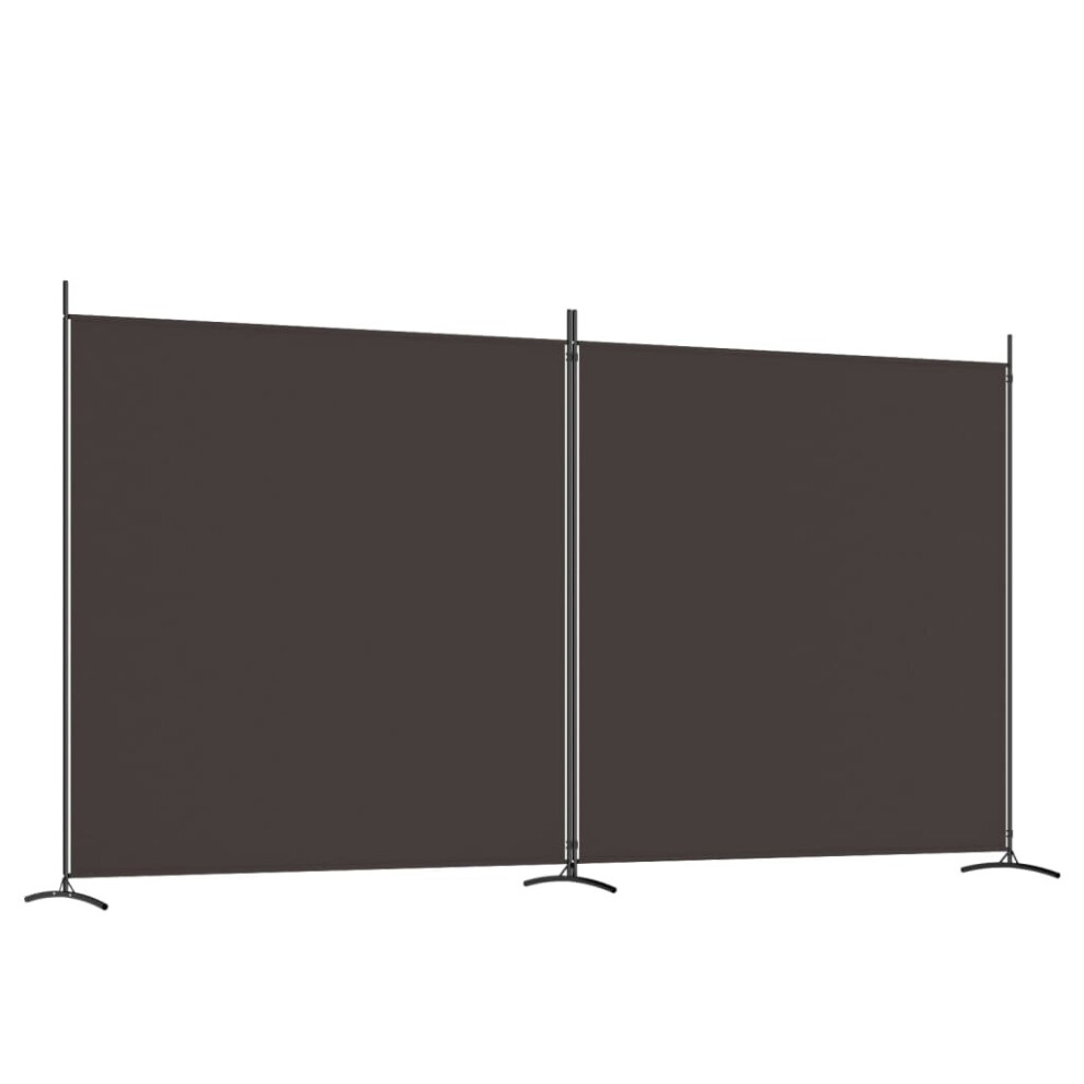 Vidaxl (Brown, 348 X 180 Cm) Room Divider Wall Partition Screen Panel Room Separator Privacy Screen