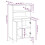 VidaXL (Sonoma oak) vidaXL Highboard Engineered Wood High Sideboard Buffet Cabinet Multi Colours 4