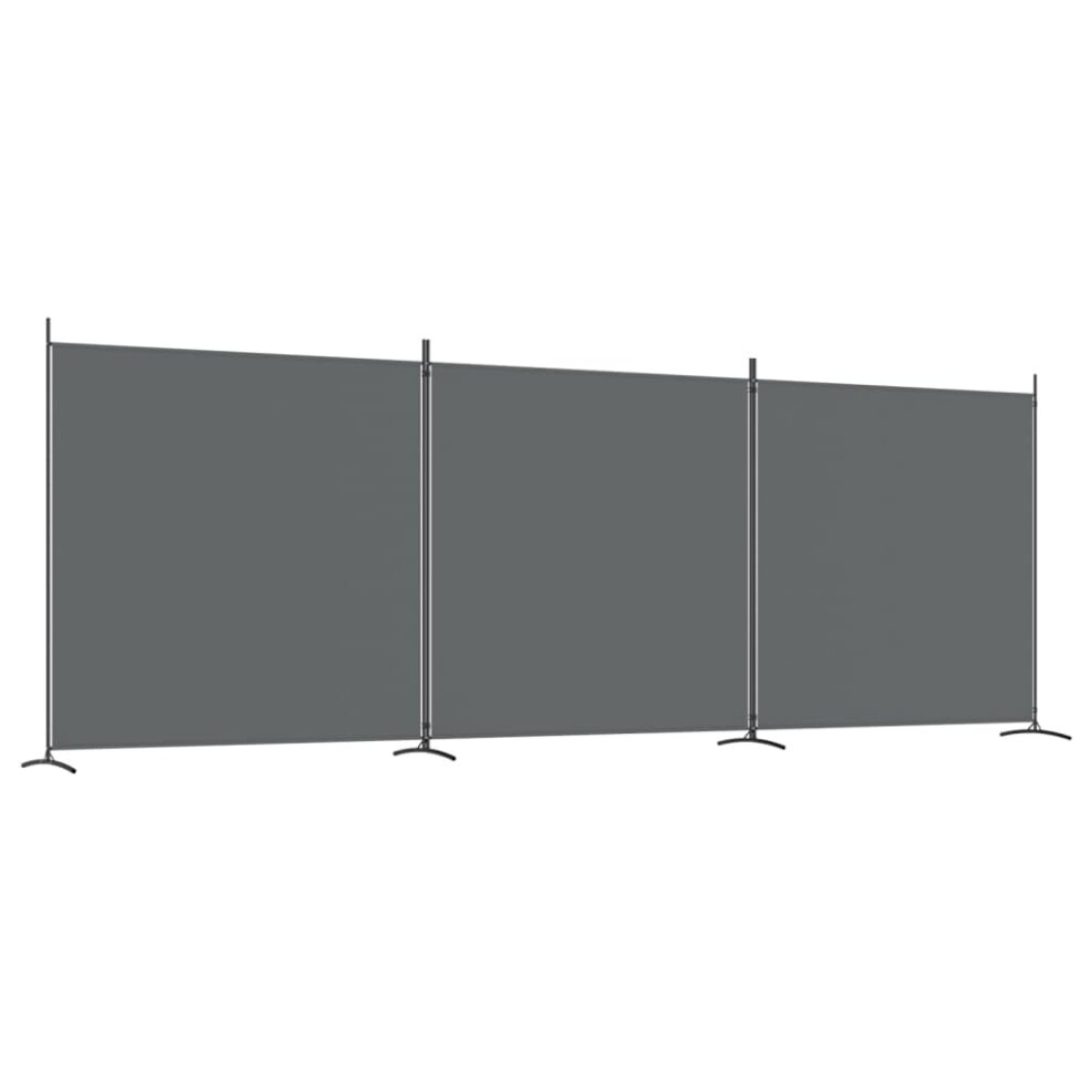 (Anthracite, 525 x 180 cm) vidaXL 1-Panel Room Divider Partition Screen Separator Multi Colours/Sizes