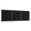 VidaXL (Black, 525 x 180 cm) vidaXL Room Divider Wall Partition Screen Panel Room Separator Privacy Screen 2