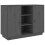 VidaXL (Grey) vidaXL Solid Wood Pine Sideboard Wooden Home Organiser Cupboard Multi Colours 1
