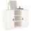 VidaXL (White) vidaXL Solid Wood Pine Sideboard Wooden Home Organiser Cupboard Multi Colours 7