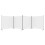 VidaXL (White, 698 x 180 cm) vidaXL Room Divider Wall Partition Screen Panel Room Separator Privacy Screen 5