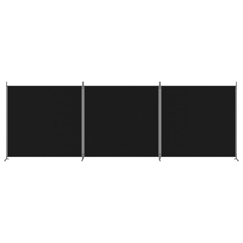 VidaXL (Black, 525 x 180 cm) vidaXL Room Divider Wall Partition Screen Panel Room Separator Privacy Screen 2