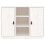 VidaXL (White) vidaXL Solid Wood Pine Sideboard Wooden Home Organiser Cupboard Multi Colours 3
