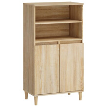(Sonoma oak) vidaXL Highboard Engineered Wood High Sideboard Buffet Cabinet Multi Colours