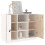 VidaXL (White) vidaXL Solid Wood Pine Sideboard Wooden Home Organiser Cupboard Multi Colours 8