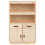 VidaXL (Brown) vidaXL Solid Wood Pine Highboard Wooden Buffet Cabinet Cupboard Multi Colours 6