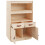 VidaXL (Brown) vidaXL Solid Wood Pine Highboard Wooden Buffet Cabinet Cupboard Multi Colours 7