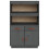 VidaXL (Grey) vidaXL Solid Wood Pine Highboard Wooden Buffet Cabinet Cupboard Multi Colours 6