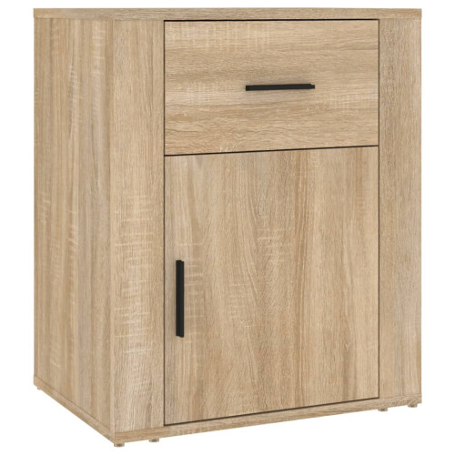 VidaXL (Sonoma oak) vidaXL Bedside Cabinet Engineered Wood End Table Nightstand Multi Colours 1