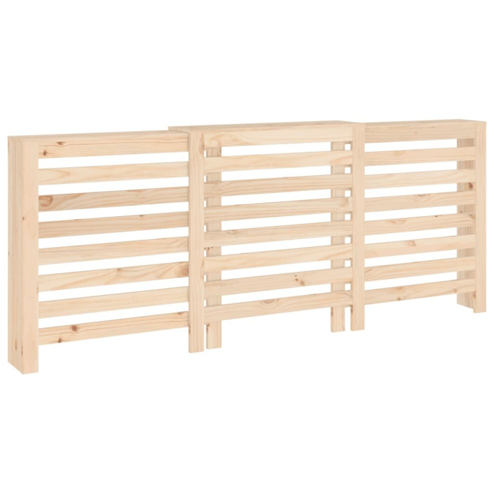 Vidaxl (Brown, 210 X 21 X 85 Cm) Solid Wood Pine Radiator Cover Radiator Cabinet Multi Colours/Sizes