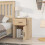 VidaXL (Sonoma oak) vidaXL Bedside Cabinet Engineered Wood End Table Nightstand Multi Colours 3