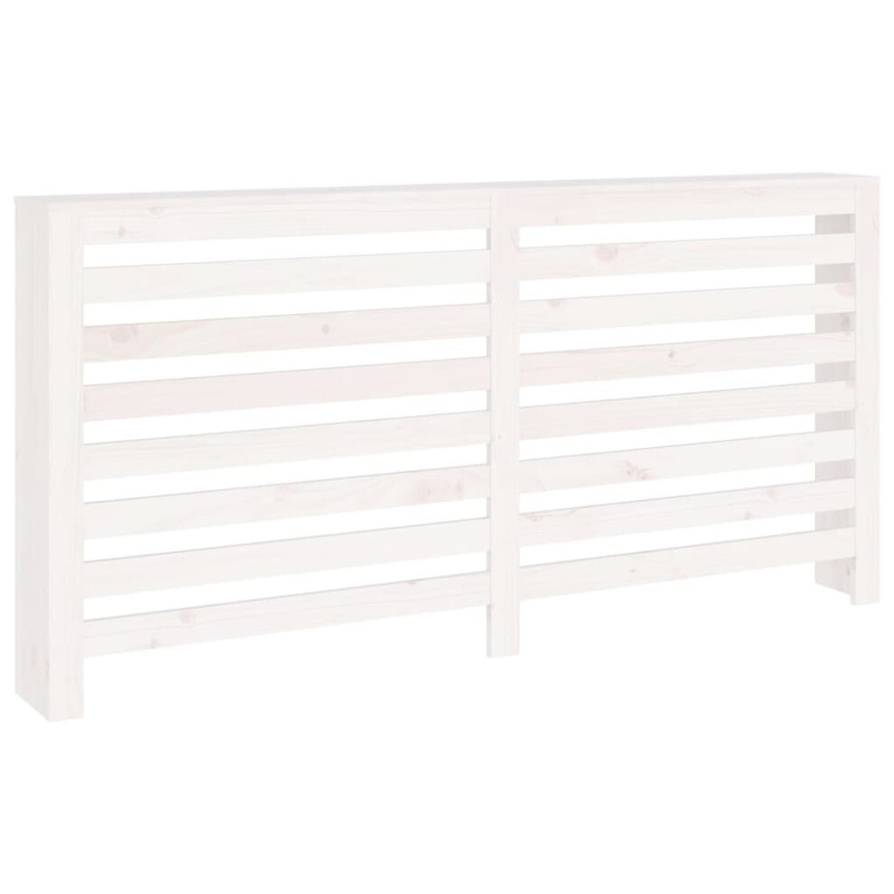 Vidaxl (White, 169 X 19 X 84 Cm) Solid Wood Pine Radiator Cover Radiator Cabinet Multi Colours/Sizes