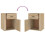VidaXL (Sonoma oak) vidaXL Bedside Cabinet Engineered Wood End Table Nightstand Multi Colours 9