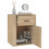 VidaXL (Sonoma oak) vidaXL Bedside Cabinet Engineered Wood End Table Nightstand Multi Colours 5
