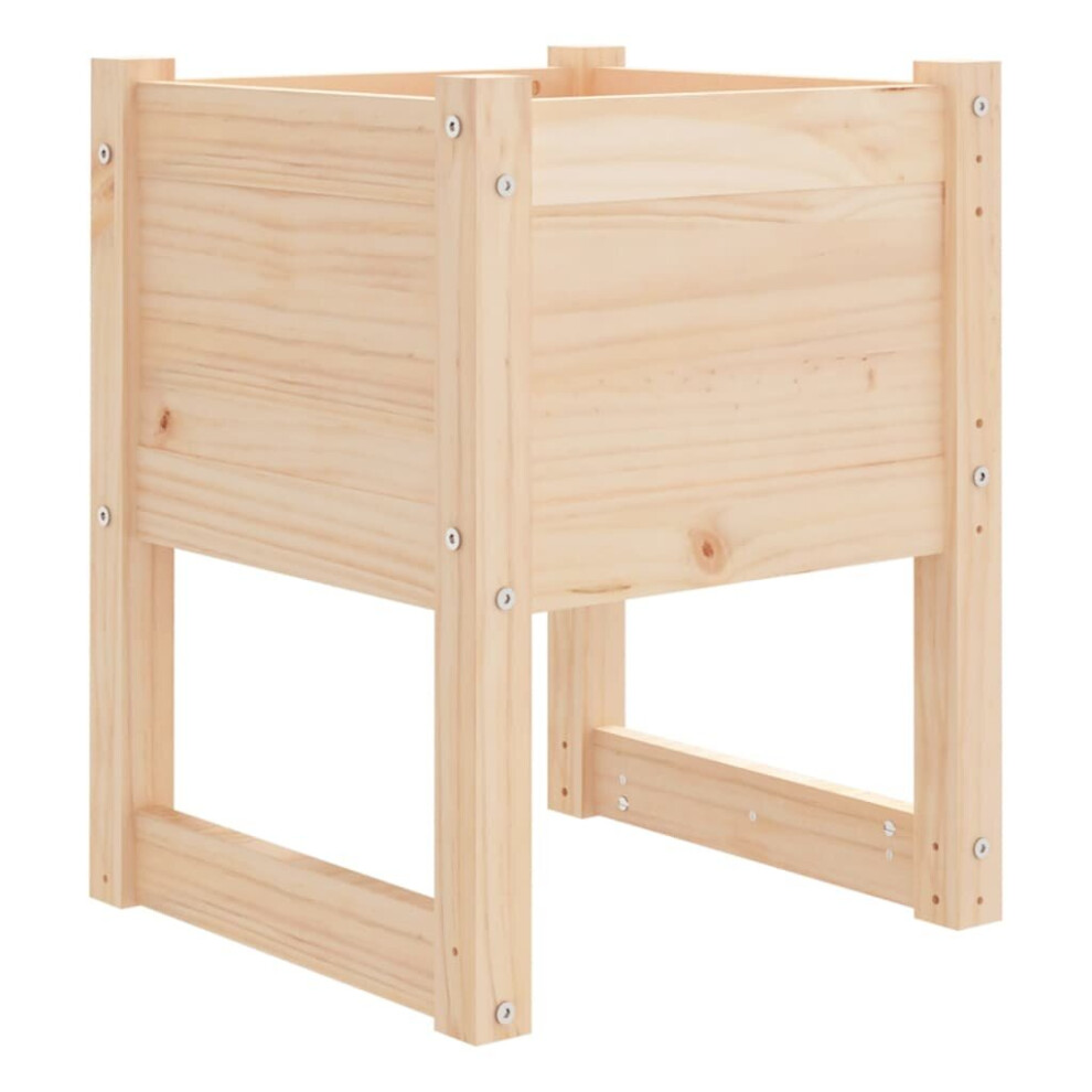 Vidaxl Brown (, X X 52.5 Cm/1) 1/2X Solid Wood Pine Planter Raised Bed Flower Box Multi Colours/Sizes Size 40