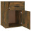 VidaXL (Smoked oak) vidaXL Bedside Cabinet Engineered Wood End Table Nightstand Multi Colours 7