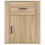 VidaXL (Sonoma oak) vidaXL Bedside Cabinet Engineered Wood End Table Nightstand Multi Colours 6