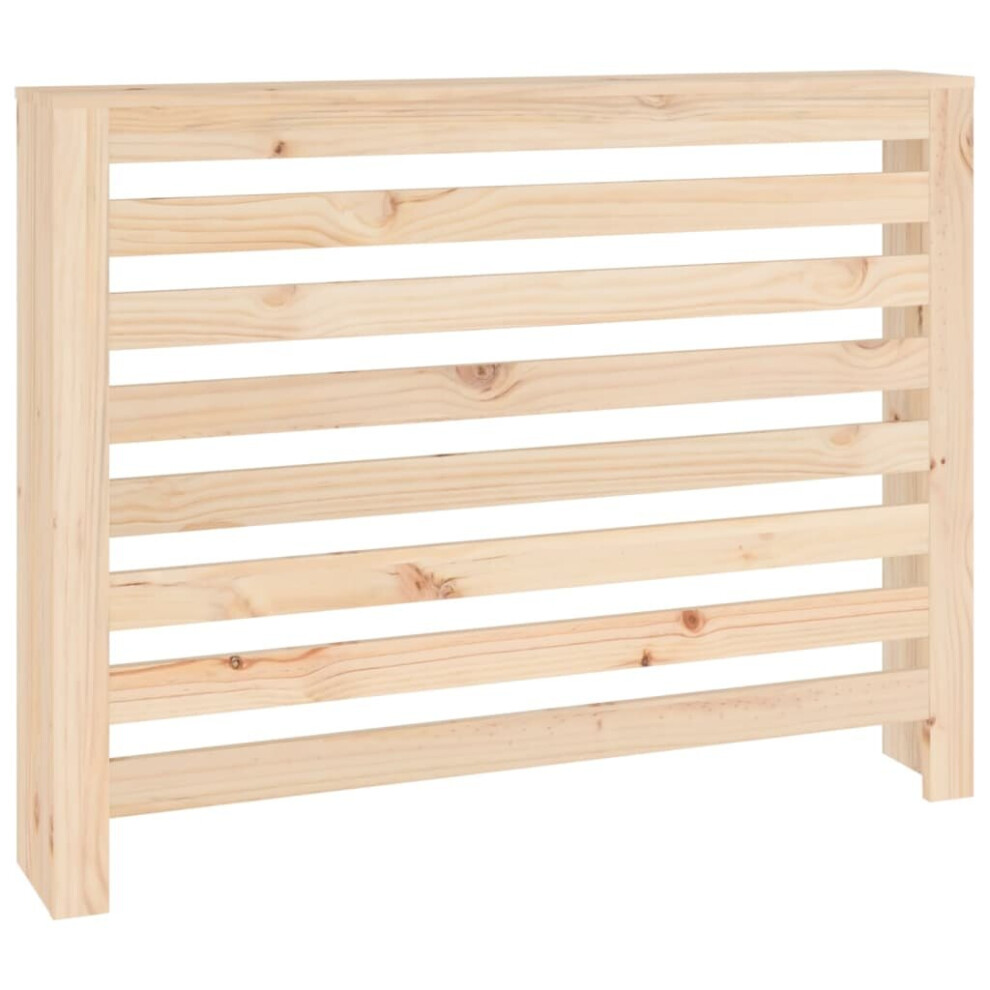 Vidaxl (Brown, 108.5 X 19 X 84 Cm) Solid Wood Pine Radiator Cover Radiator Cabinet Multi Colours/Sizes
