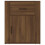 VidaXL (Brown oak) vidaXL Bedside Cabinet Engineered Wood End Table Nightstand Multi Colours 6