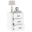 VidaXL (White) vidaXL Bedside Cabinet Engineered Wood End Table Telephone Stand Multi Colours 5